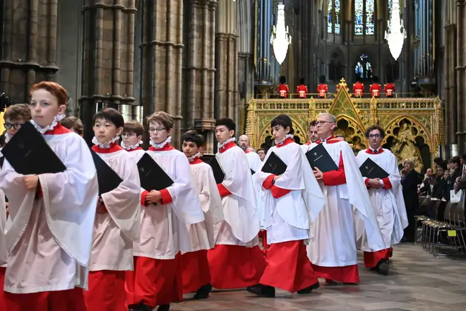 The choir of Westminster Abbey in 2022