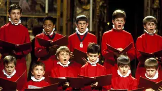 The Westminster Abbey Choristers performing in 1999