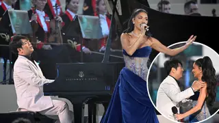 Lang Lang and Nicole Scherzinger performed this 1990s Disney Classic outside Windsor Castle