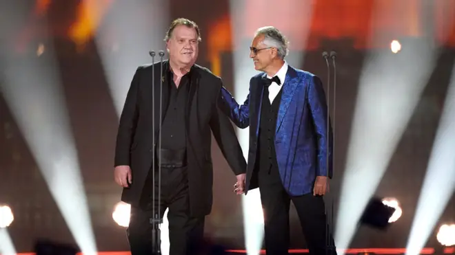 Sir Bryn Terfel and Andrea Bocelli performed ‘You’ll Never Walk Alone’ at King Charles III’s Coronation Concert