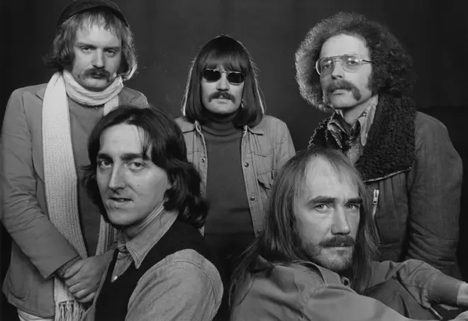 Karl Jenkins (back left) with Soft Machine bandmates in the 1970s.
