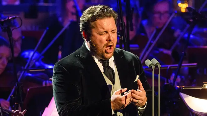 Michel Spyres sings with the orchestra of English National Opera at Classic FM Live