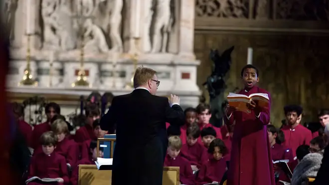 Malakai singing Handel with Schola Cantorum and Scott Price.