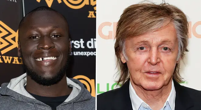 Pictured: Stormzy and Paul McCartney