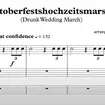 Mendelssohn’s Wedding March, but uh oh...