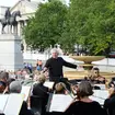 Simon Rattle conducts LSO in Trafalgar Square