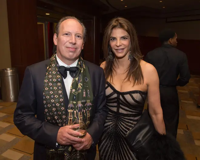 Film composer Hans Zimmer and his partner, Dina De Luca