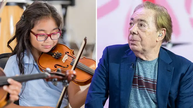 Lord Andrew Lloyd Webber urges the government to help every child have access to a musical instrument