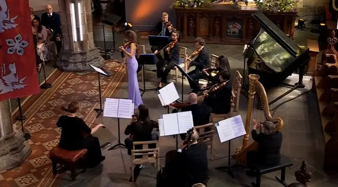 Nicola Benedetti plays in St Giles’ Cathedral