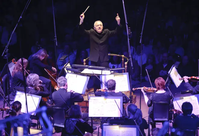 British conductor, Bramwell Tovey conducting Classic FM Live at the Royal Albert Hall in 2011