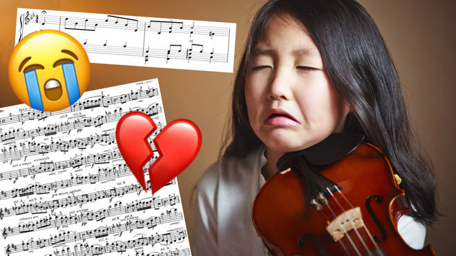 Sad violin pieces