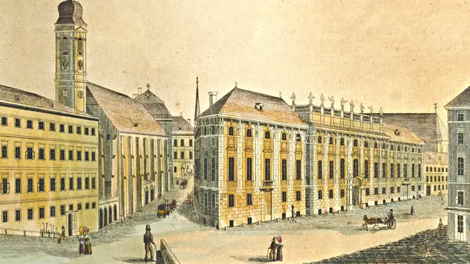 Lobkowitz Palace in Vienna, in the late 18th century.