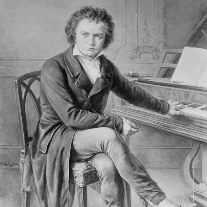 Beethoven at the piano