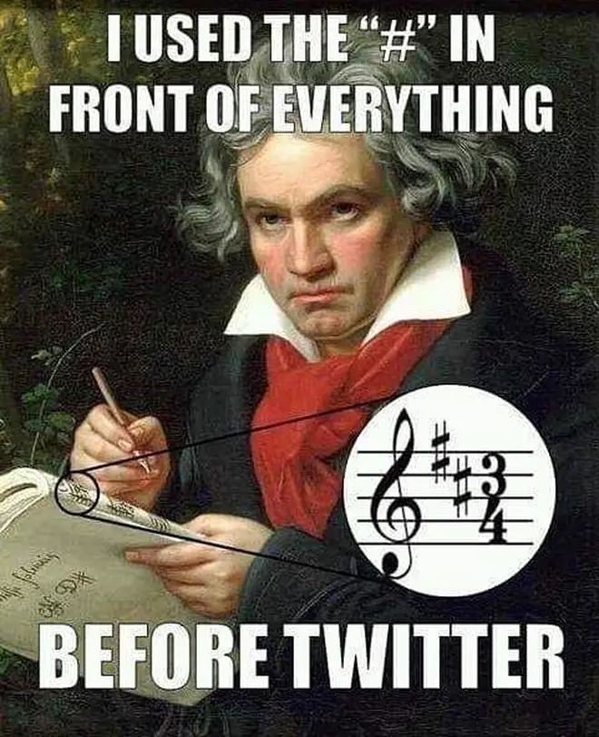 Beethoven hashtag