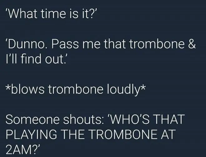 Trombone at 2am