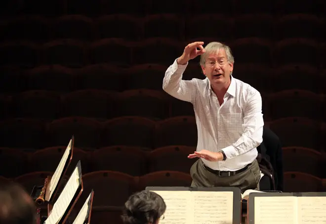 John Eliot Gardiner, conducting his English Baroque Soloists and Monteverdi Choir in 2010