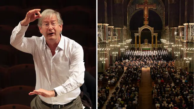 John Eliot Gardiner, conducting his English Baroque Soloists and Monteverdi Choir in 2010