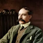 Portrait of Edward Elgar (1857-1934)