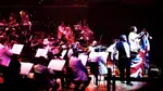 London Concert Orchestra performs ‘Rule, Britannia!’ at a Christmas-New Year concert at Birmingham Symphony Hall