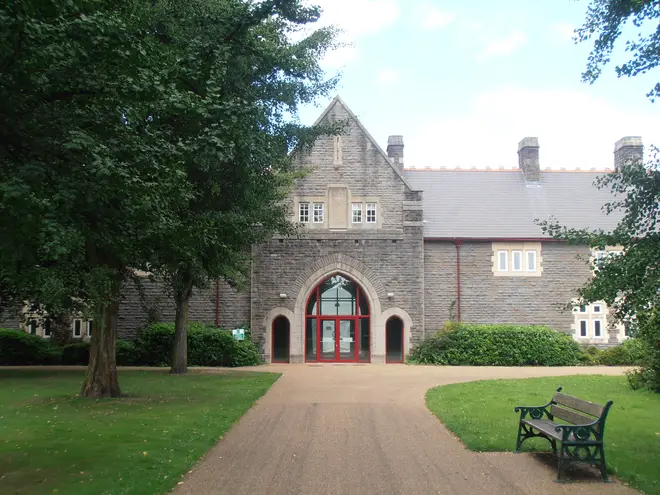 The Anthony Hopkins Centre of the Royal Welsh College of Music and Drama, formerly the stable block of Cardiff Castle.