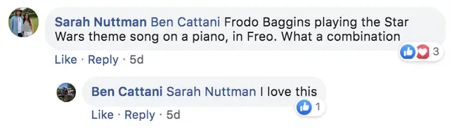 Frodo fans take to Facebook
