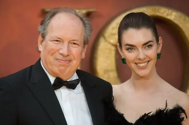 Hans Zimmer with his eldest daughter Zoë at the London premiere of The Lion King live action remake in 2019.