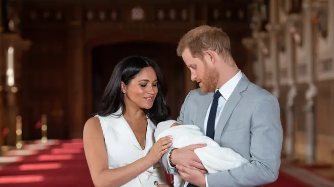 The Duke & Duchess Of Sussex With Their Son Archie