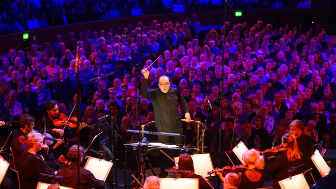 Jamie Phillips conducts the Royal Liverpool Philharmonic Orchestra at Classic FM Live at the Royal Albert Hall.