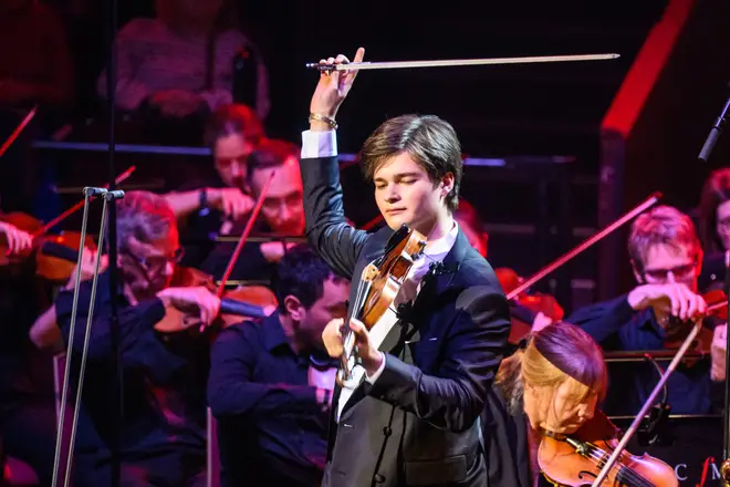 21-year-old violinist Luka Faulisi played Bizet’s opera melodies.