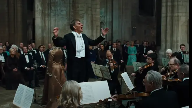 'Maestro' trailer shows Bradley Cooper reenacting Bernstein’s famous Mahler performance at Ely Cathedral