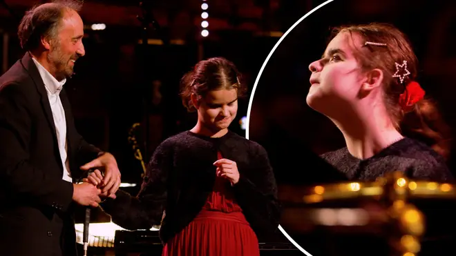 Lucy played a Bach piano prelude alongside teacher Daniel at the Royal Albert Hall