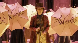 Timothée Chalamet sings ‘Pure Imagination’ in new Wonka clip.
