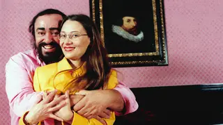 Luciano Pavarotti et Nicoletta Mantovani à Naples