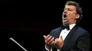 Jonas Kaufmann performs during a dress rehearsal at Sydney Opera House in 2023