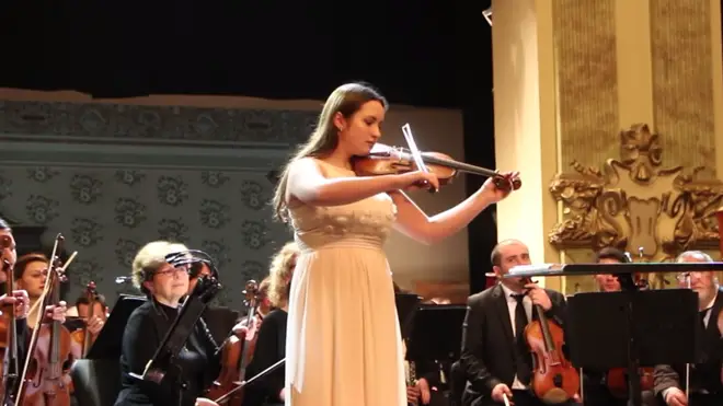 Violinist Katya Tsukanova