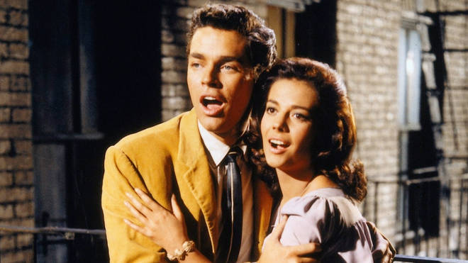 Tony and Maria in West Side Story