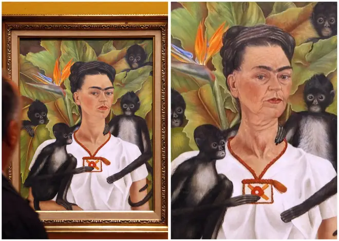 Frida Kahlo’s Self Portrait through FaceApp