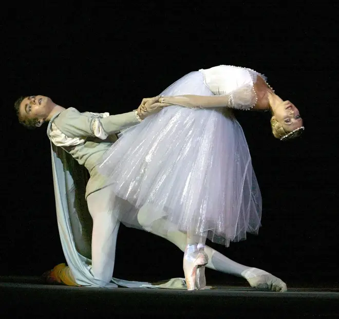 Romeo and Juliet dance together in Prokofiev’s ballet.