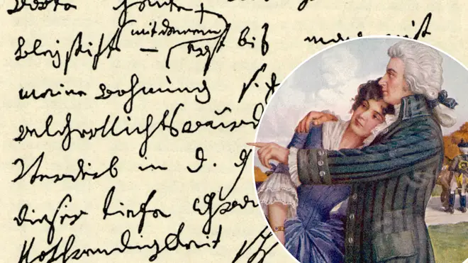 Heart-melting quotations from the best love letters written by composers. Pictured: Wolfgang Amadeus and Constanze Mozart