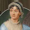British novelist Jane Austen with modern orchestra