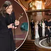 Oppenheimer composer Ludwig Göransson accepts Oscar for Best Original Score at 96th Academy Awards.