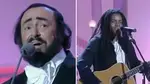 Luciano Pavarotti and Tracy Chapman duet in 2000