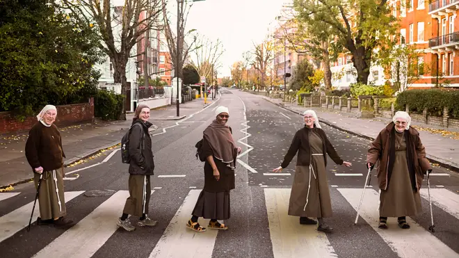 The Poor Clare Sisters of Arundel on Abbey Road
