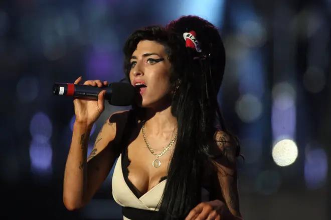 Amy Winehouse performs live in London in 2008