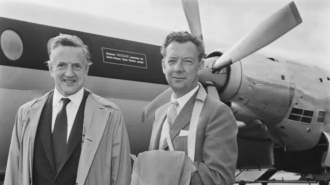 Tenor Peter Pears (left) and composer Benjamin Britten (right), partners in music, life and love.