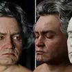 Beethoven reincarnated by visual artist using composer’s life mask for first time