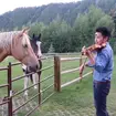 Violinist Ray Chen plays Vivaldi for two awestruck horses.
