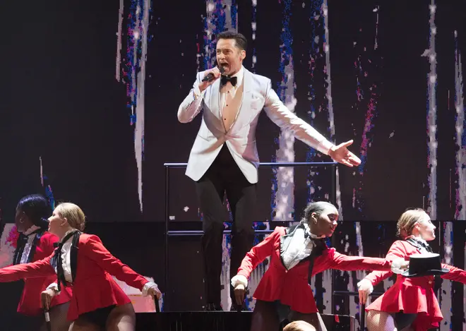 High Jackman performs songs from The Greatest Showman at the BRIT Awards