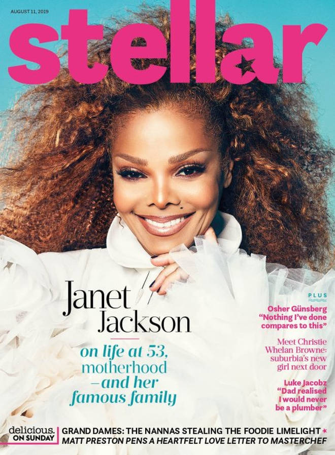 Janet Jackson gave an interview with Stellar magazine about motherhood