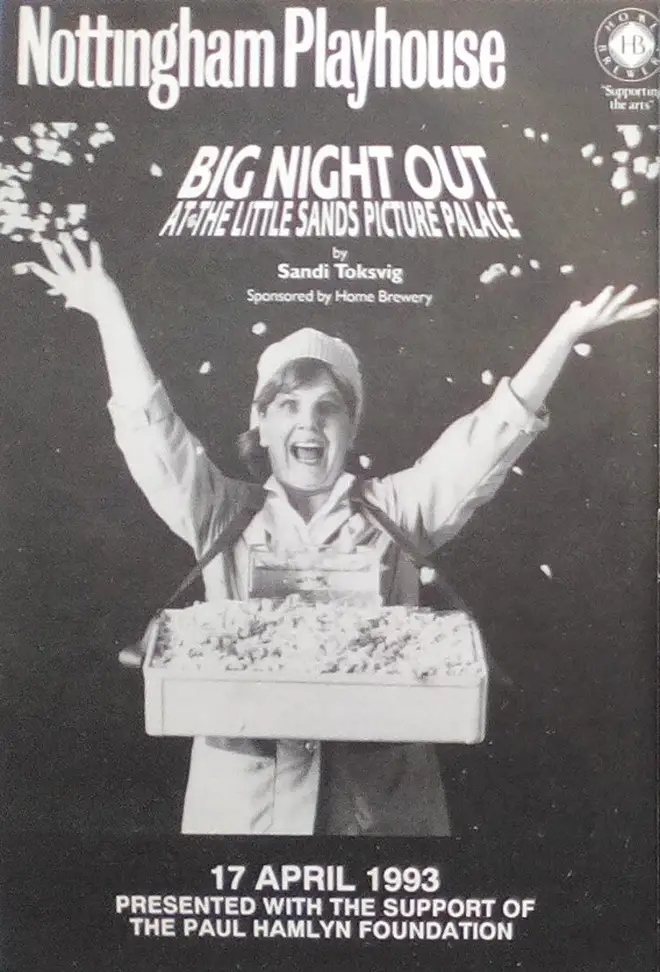 Sandi Toksvig's Big Night Out at the Little Sands Picture Palace Programme 1993